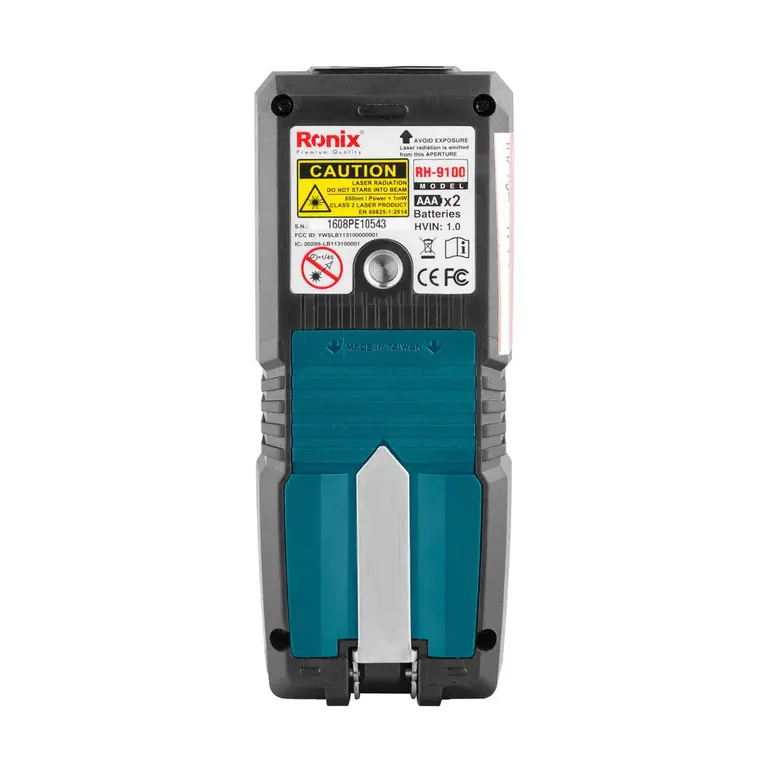 متر لیزری RH-9100 رونیکس از نمای پشت